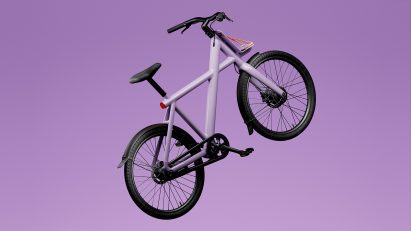Purple vanMoov ebike