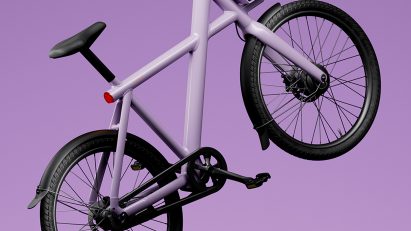 Purple vanMoov ebike