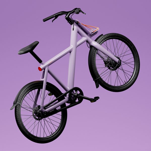 Purple vanMoov ebike