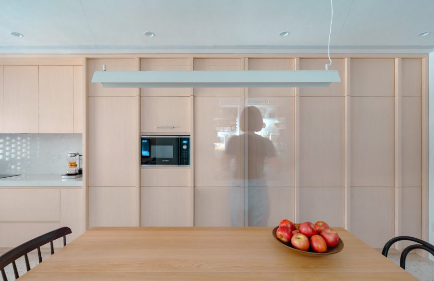Interior of Veil House in Taiwan by Paperfarm