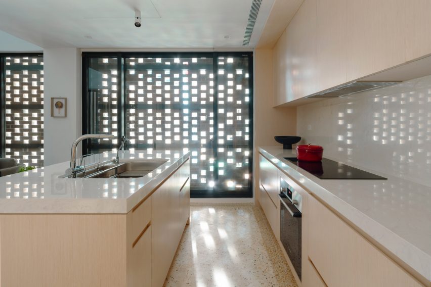 Interior of Veil House in Taiwan by Paperfarm