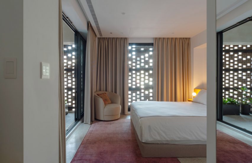 Interior of Veil House in Taiwan by Paperfarm
