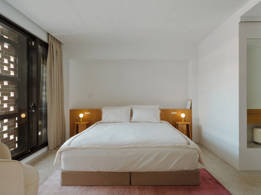 Interior of Veil House in Taiwan by Paperfarm