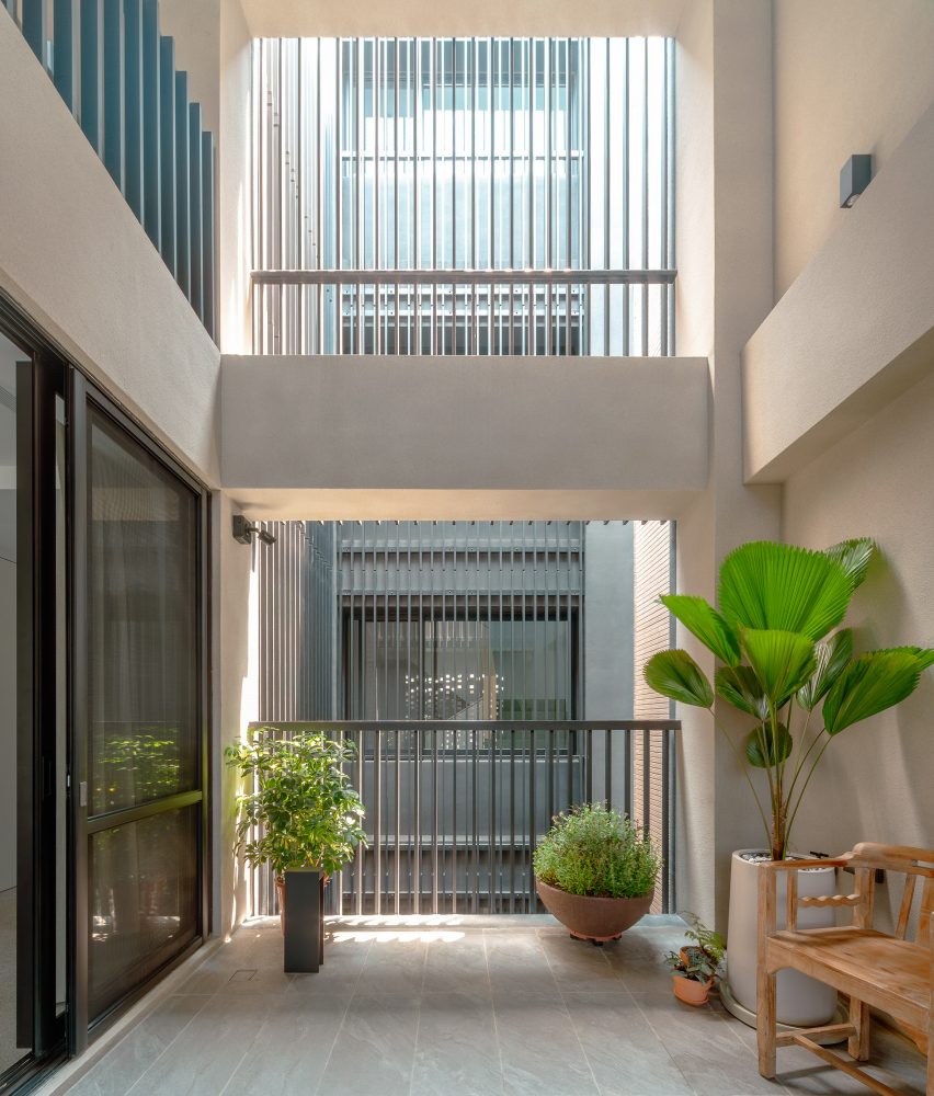 Interior of Veil House in Taiwan by Paperfarm