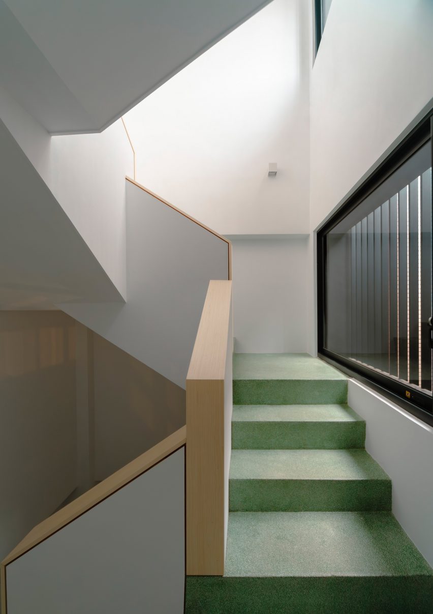Interior of Veil House in Taiwan by Paperfarm