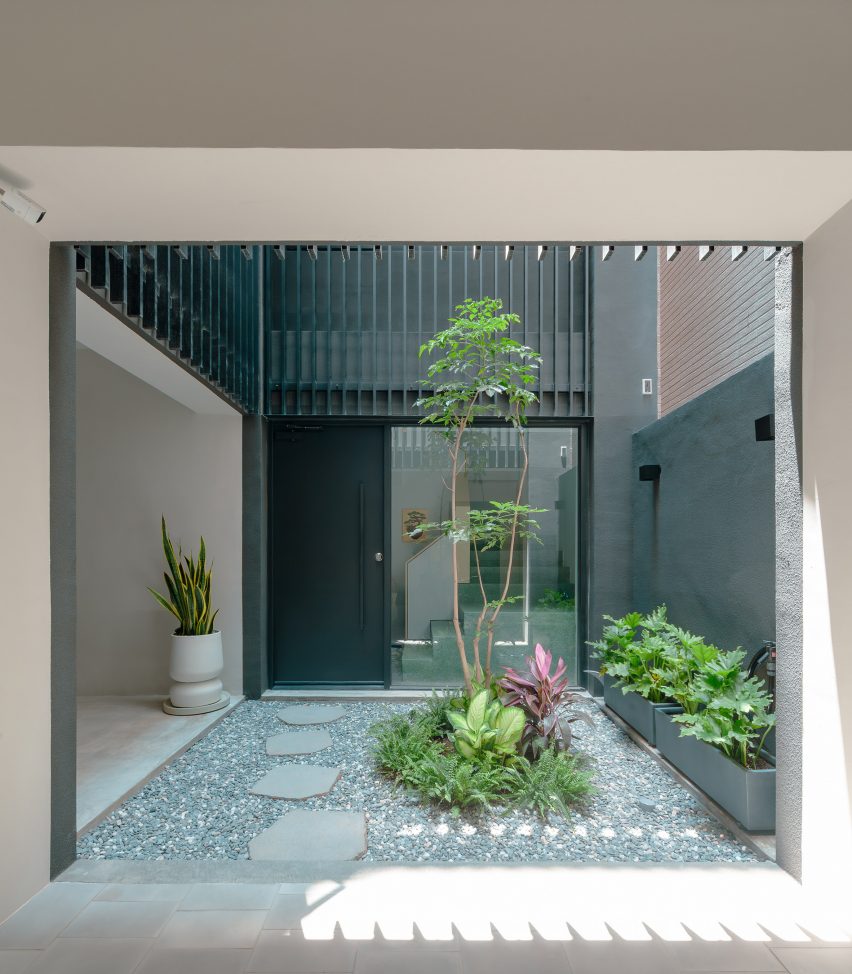 Interior of Veil House in Taiwan by Paperfarm