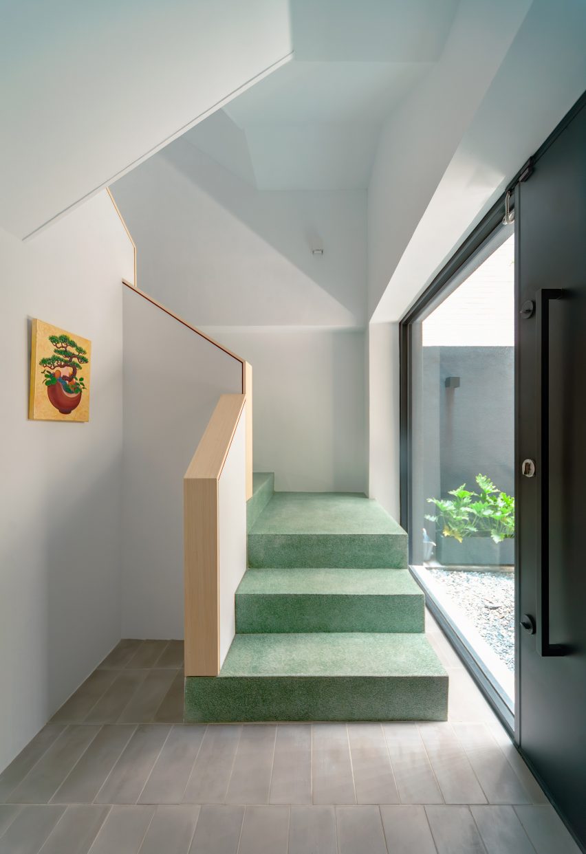 Interior of Veil House in Taiwan by Paperfarm