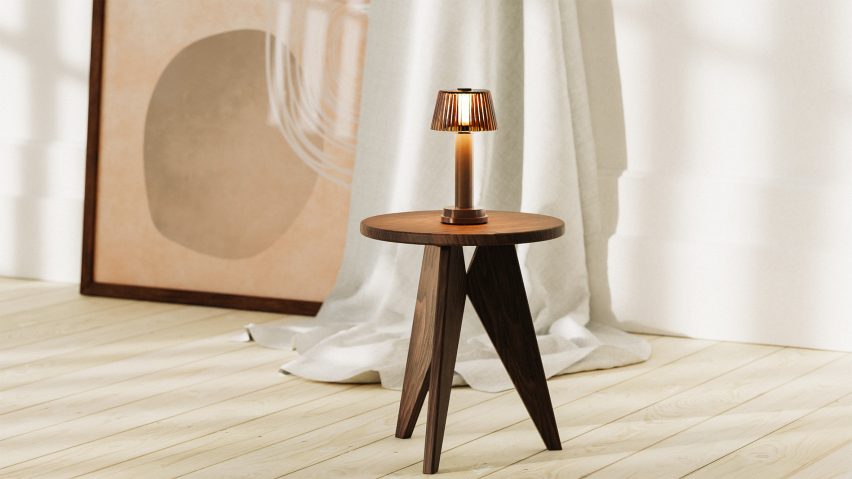 Victoria cordless table lamp by Neoz