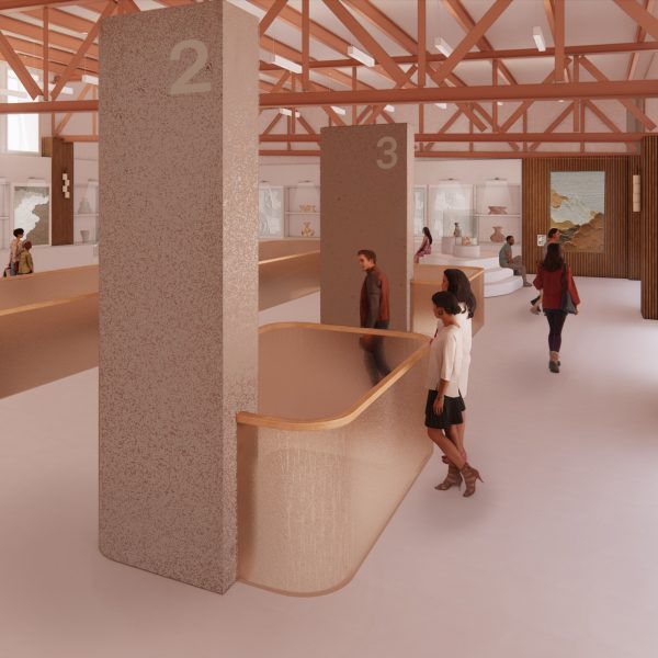 Visualisation of a ceramics centre interior