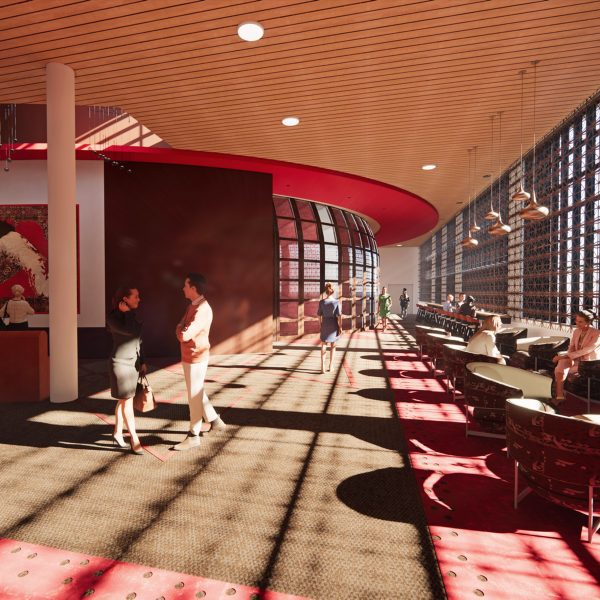 Visualisation of a Persian music hall interior