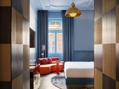 Bowler James Brindley transforms 19th-century palace into W Budapest
