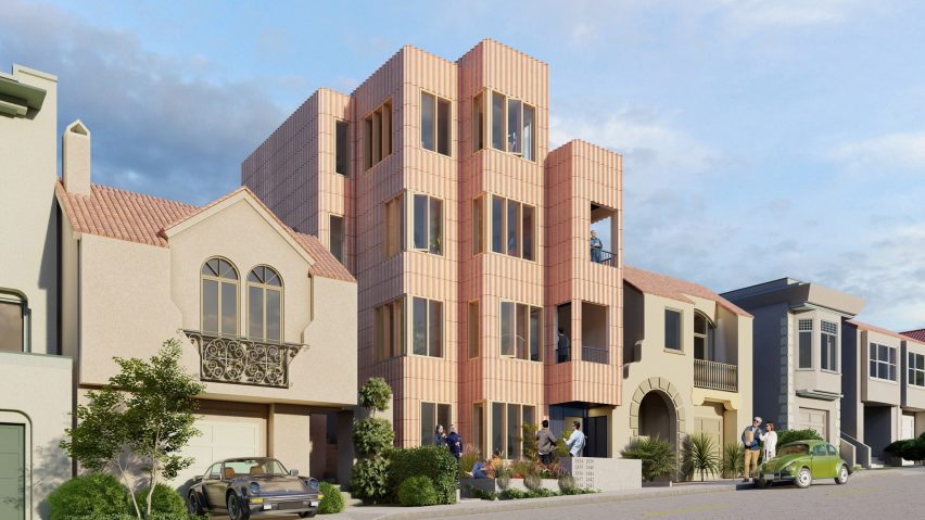 Drawing of a housing project in California