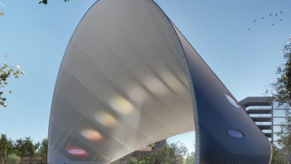 Arco del Tiempo in Houston by Riccardo Mariano