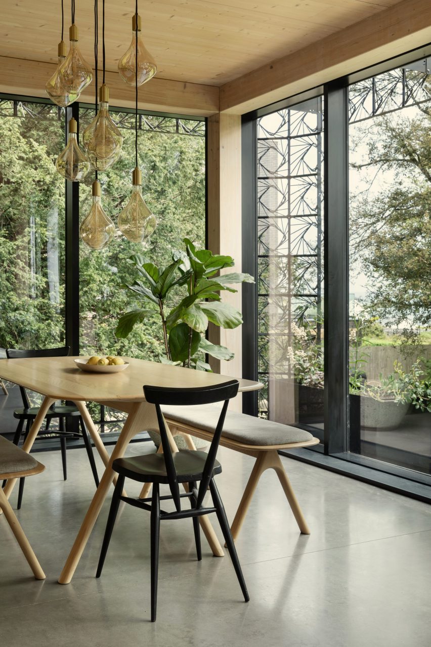Interior of Woven house by Giles Miller Studio