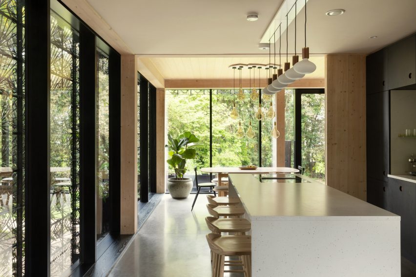 Interior of Woven house by Giles Miller Studio