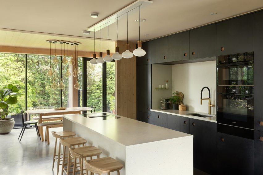 Interior of Woven house by Giles Miller Studio