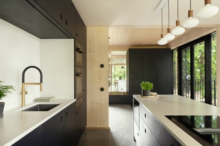 Interior of Woven house by Giles Miller Studio