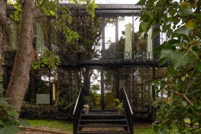 Entrance to Woven house by Giles Miller Studio