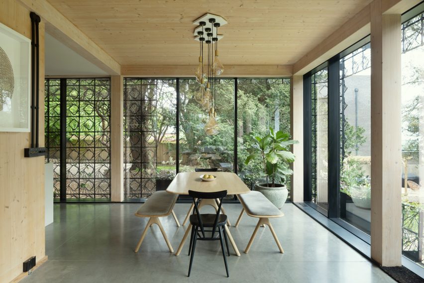 Interior of Woven house by Giles Miller Studio