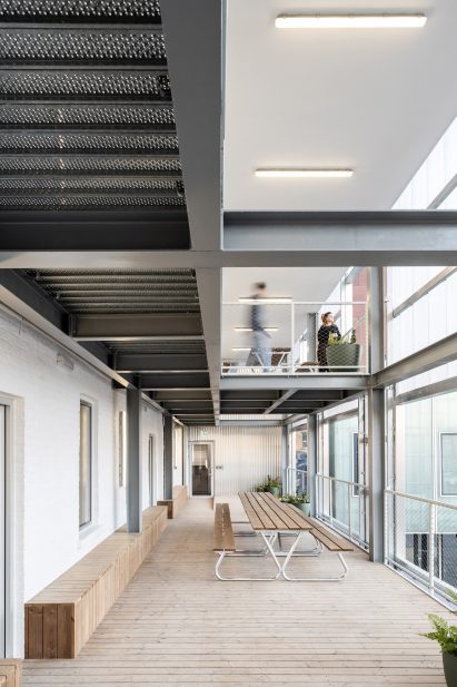 Interior photo of the building