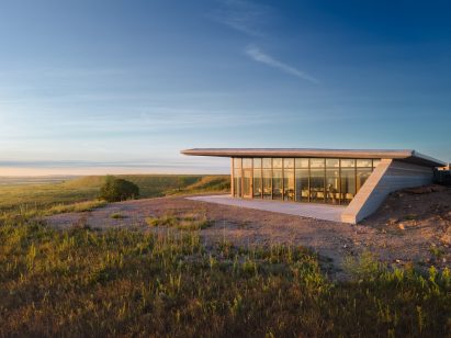 Sloping research centre