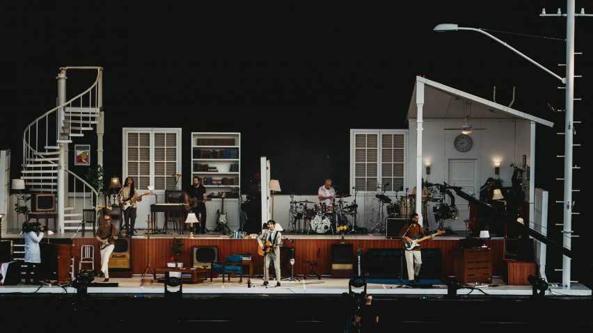The 1975 At Their Very Best concert at Finsbury Park designed by Tobias Rylander