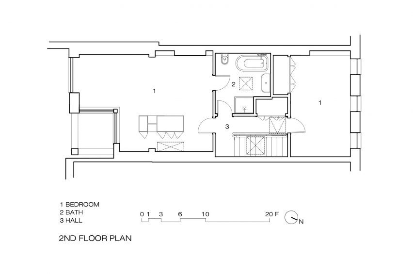 Second floor plan