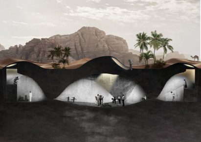 Render of performance space