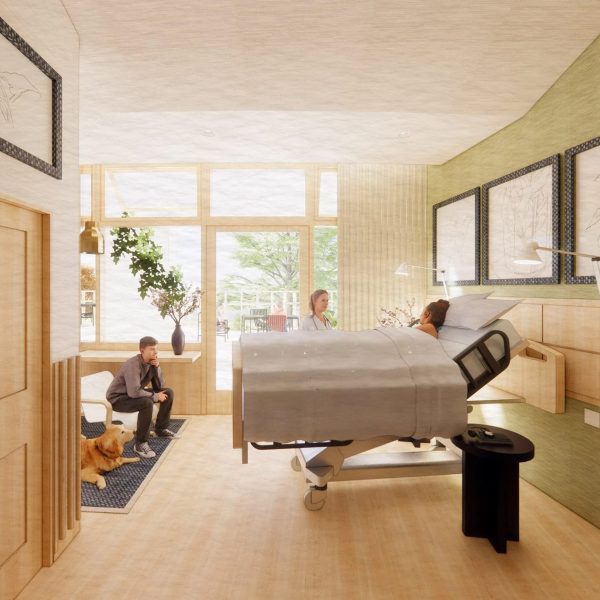 Render of a hospice