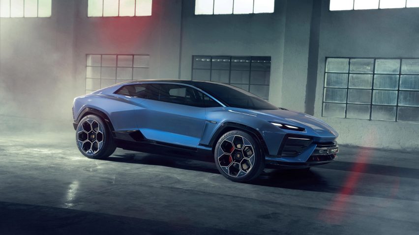 Lamborghini unveils concept for first all-electric car