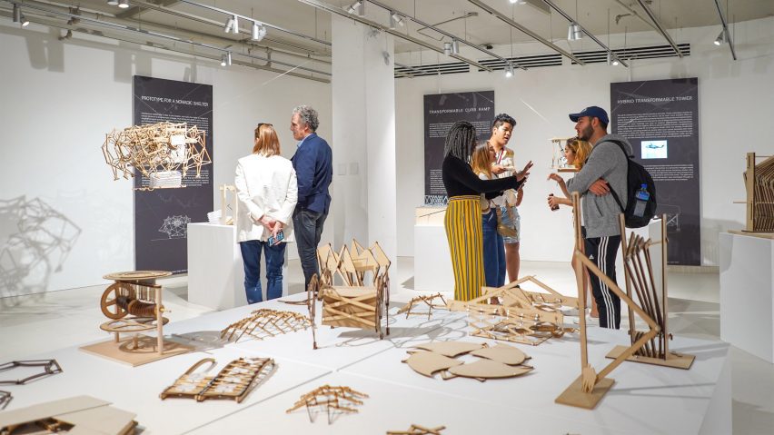 student works exhibition of Master of Architecture at Toronto Metropolitan University