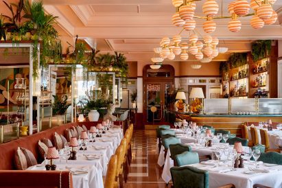 Interiors of Liverpool-based restaurant 