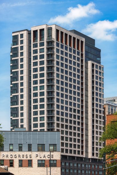27-storey mixed-use tower in Silver Spring, Maryland