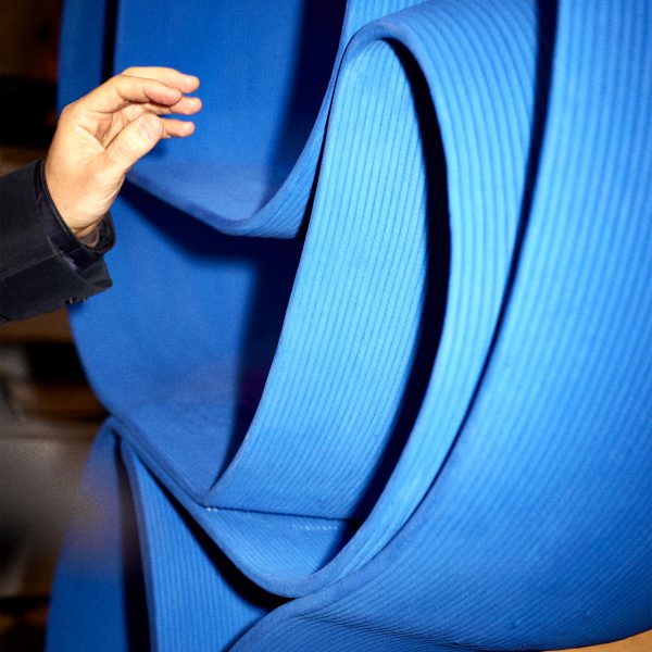 Photo of blue textiles