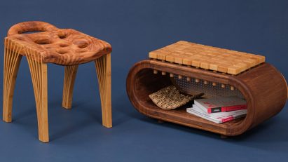 Stool and table