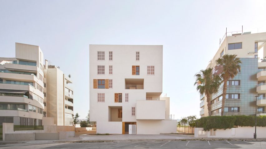 Building with white facade