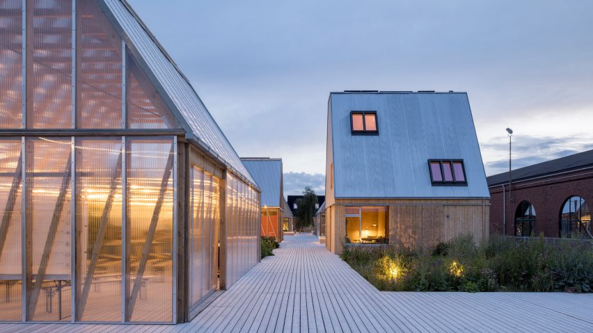 Outside of the Living Spaces Copenhagen site