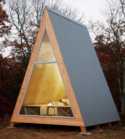 A-frame self-build Den Cabin Kit