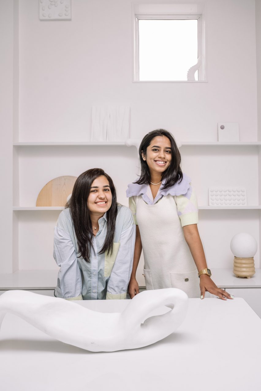 The Act of Quad founders Priyanka Itadkar and Falguni Bhatia in their studio