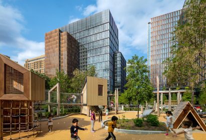 Amazon HQ2 in Arlington, Virgina by ZGF Architects and James Corner Field Operations