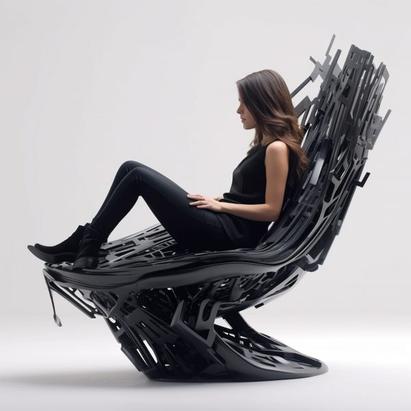 Render of an AI chair