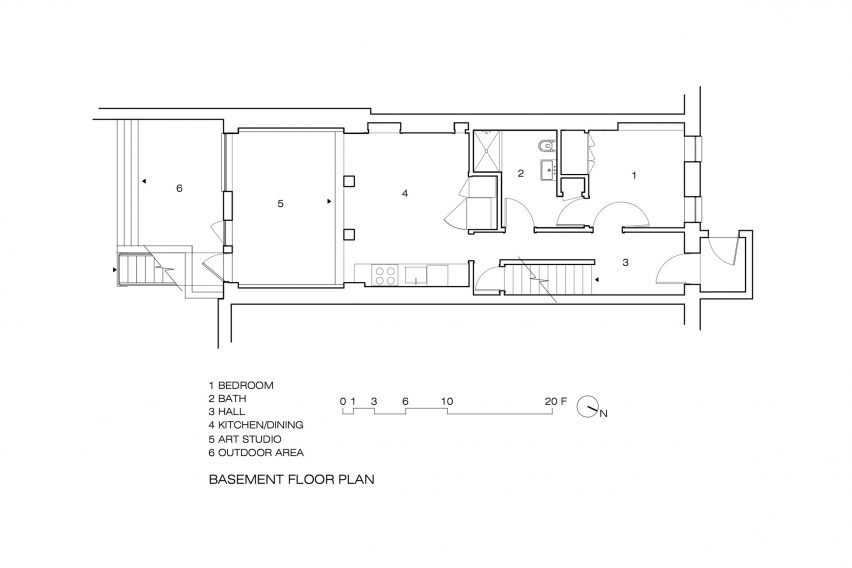 Basement floor plan