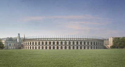 Simplified design for Bath Rugby stadium