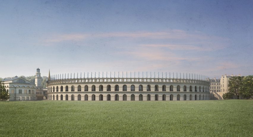 Simplified design for Bath Rugby stadium
