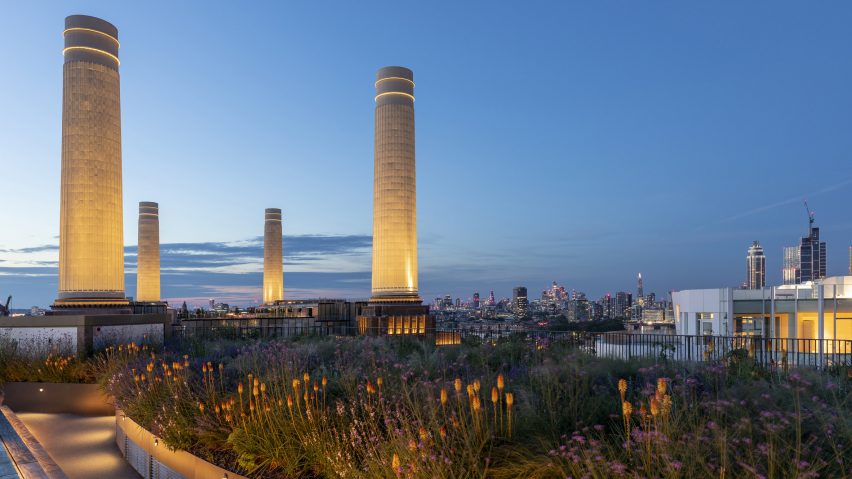 Battersea Roof Gardens landscaping by James Corner Field Operations