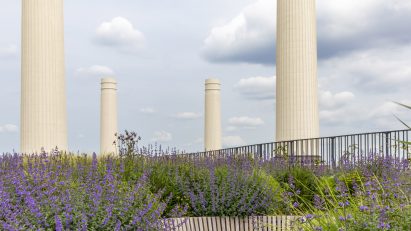 Battersea Roof Gardens landscaping by James Corner Field Operations