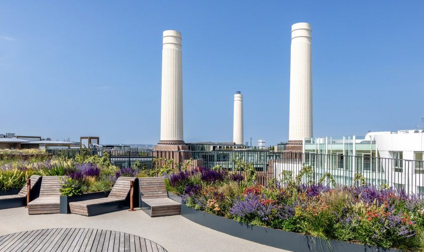 Battersea Roof Gardens landscaping by James Corner Field Operations