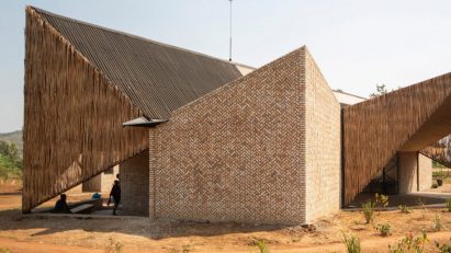 Exterior of Komera leadership centre in Rwanda
