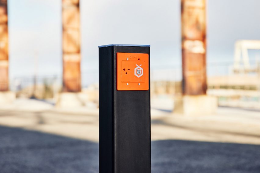 Orange Charger outlet