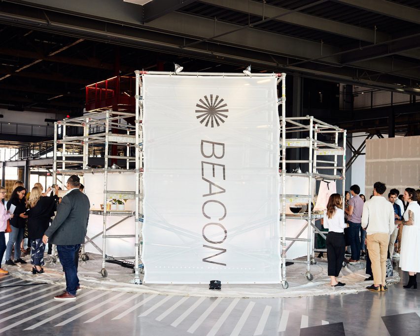 Beacon exhibition in San Francisco by Prowl and Baukunst scaffolding